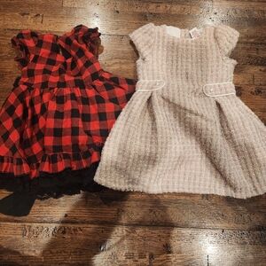 Rachel Zoe Pink Tweed Dress  And Addison Ray's Red and Black Plaid Dress